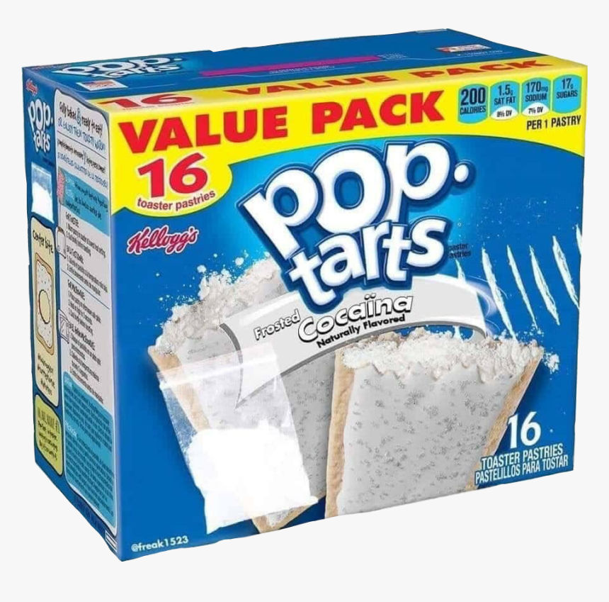 #cocainepoptarts #poptarts #cocaine #cocaina #cocainapoptarts - Pop Tart Meme, HD Png Download, Free Download