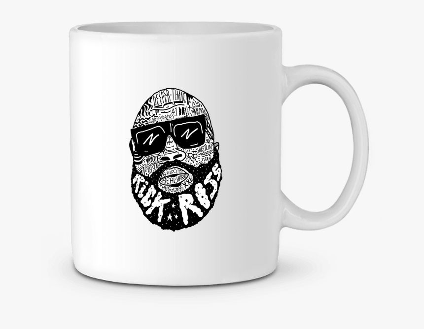 Mug En Céramique Rick Ross Head Par Nick Cocozza - Rick Ross T Shirt, HD Png Download, Free Download