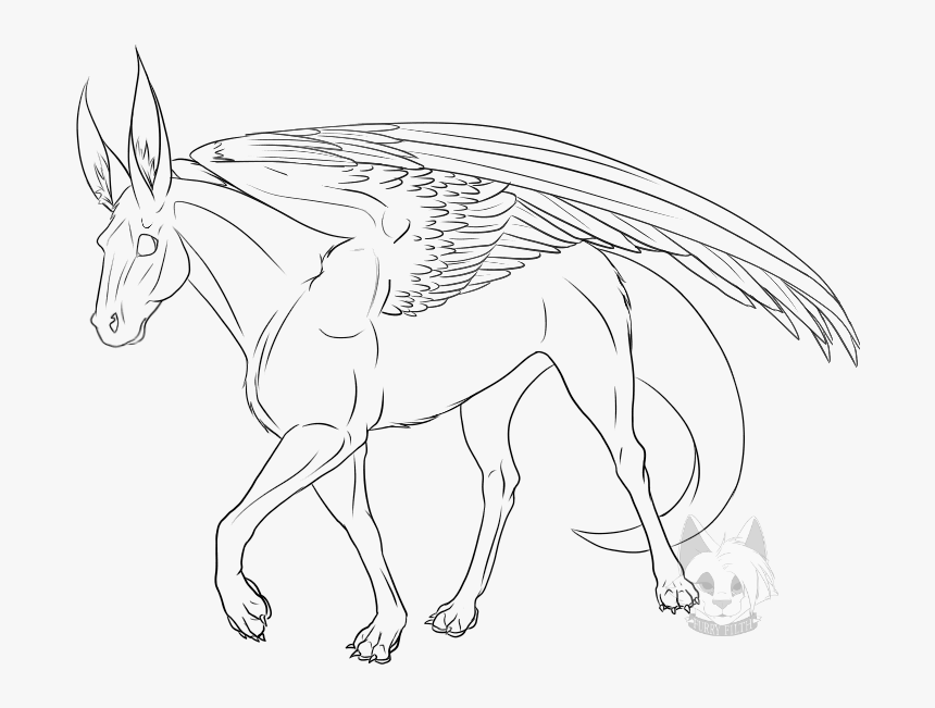 Free To Use Realistic Dutch Angel Dragon Base By - Dutch Angel Dragon Drawing, HD Png Download, Free Download