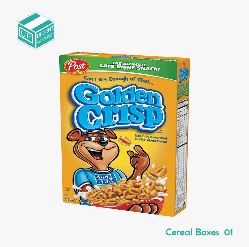 Golden Crisp Cereal Box, HD Png Download, Free Download