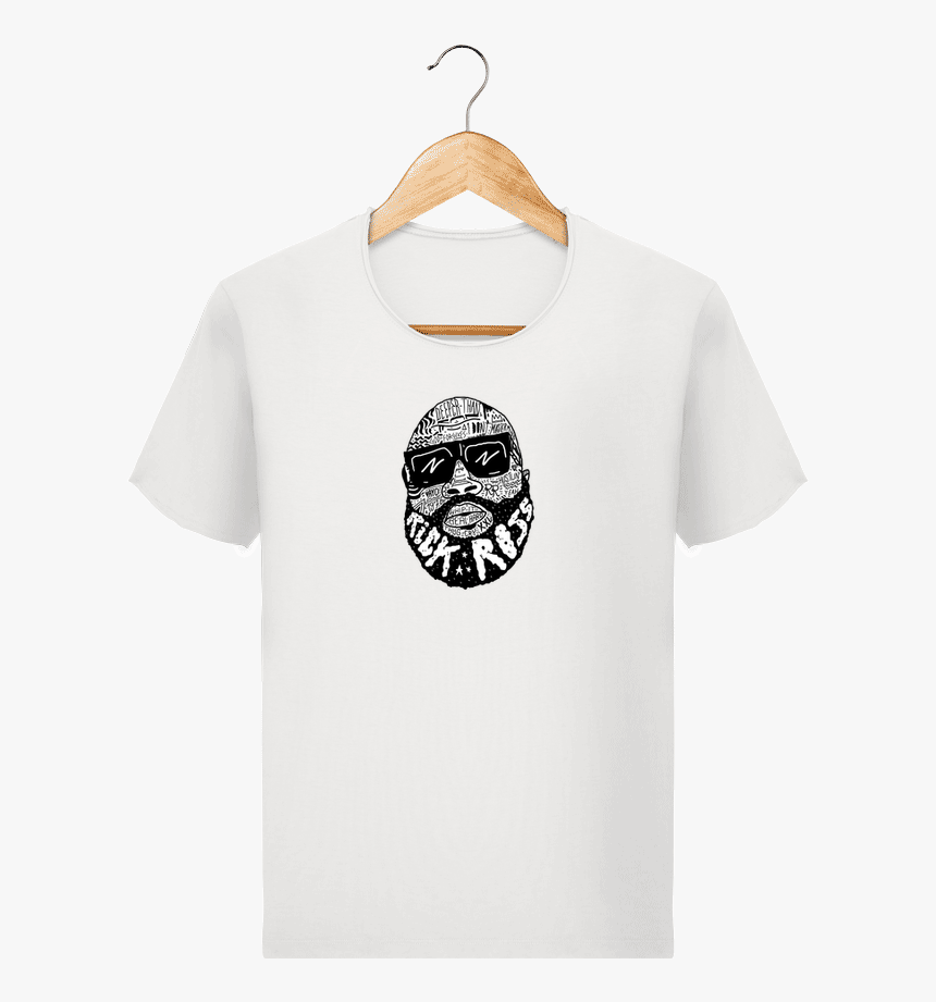 T-shirt Homme Stanley Imagines Vintage Rick Ross Head - Tee Shirt Avec Ecriture, HD Png Download, Free Download