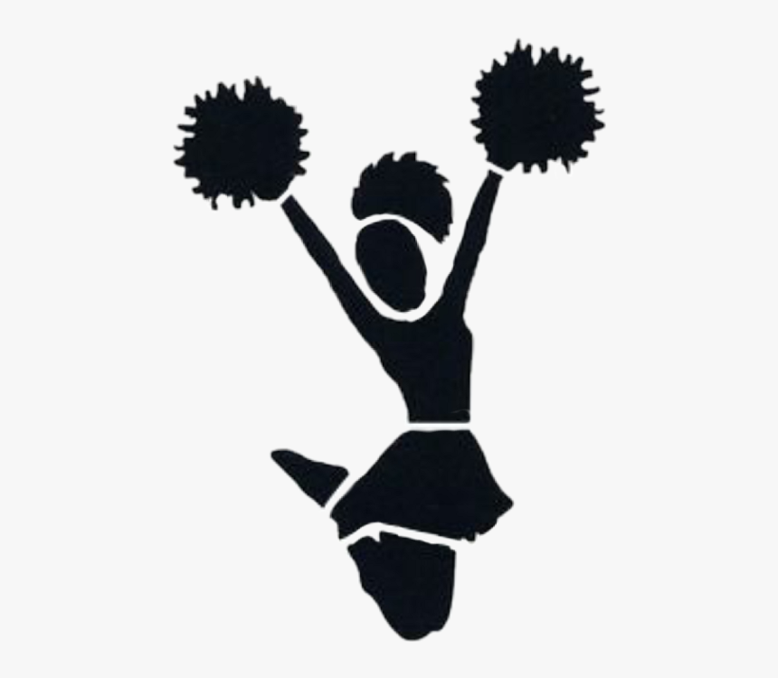 Cheerleader Png Clipart , Png Download - Transparent Cheerleader Silhouette, Png Download, Free Download