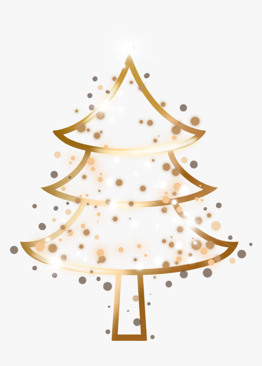 #ftestickers #christmas #tree #christmastree #lights - Christmas Tree, HD Png Download, Free Download