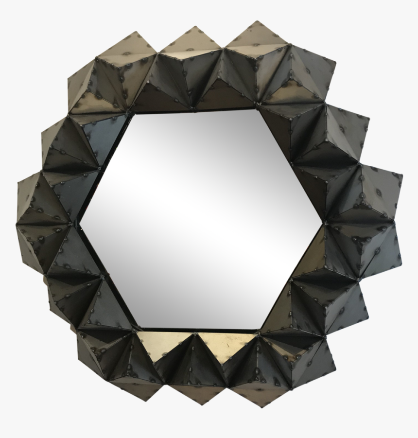 Hand Crafted Spot Welded Pyramid Mirror - Crystal, HD Png Download, Free Download