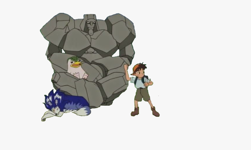 Anime Monster Rancher Golem, HD Png Download, Free Download