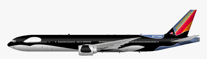 Upxn5 - Shamu Plane Southwest Model, HD Png Download, Free Download