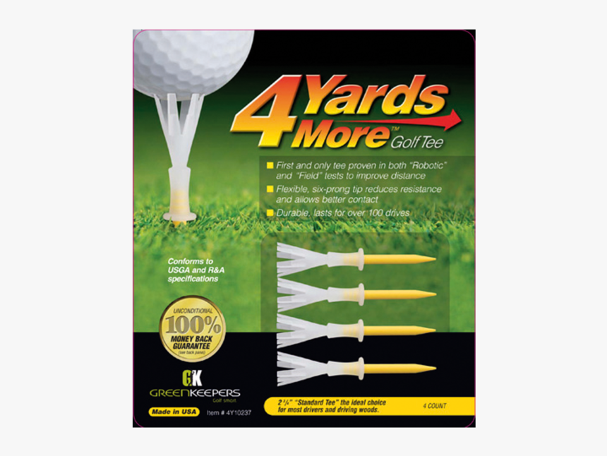 Stock Photo - Golf Tee 4 Yards, HD Png Download, Free Download