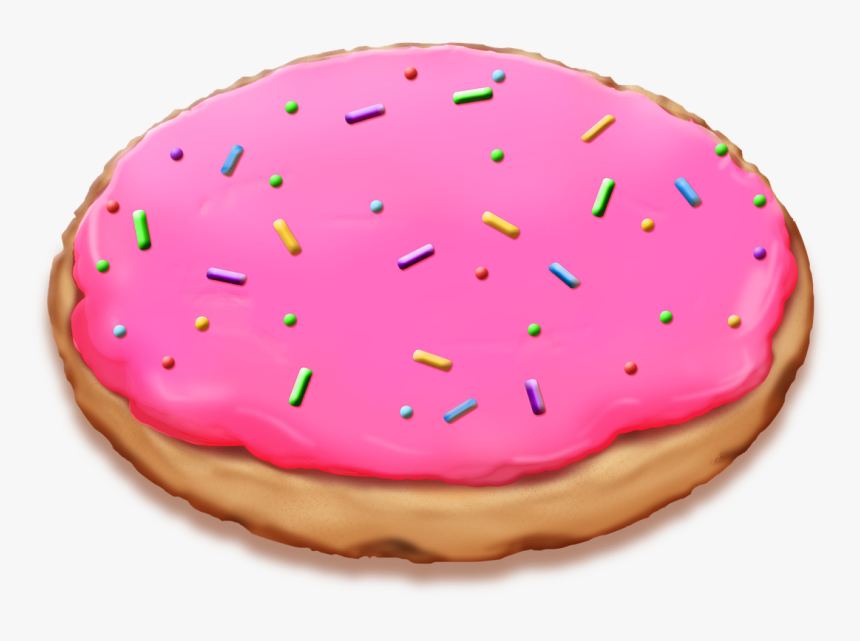 Cartoon Biscuit Pink, HD Png Download, Free Download