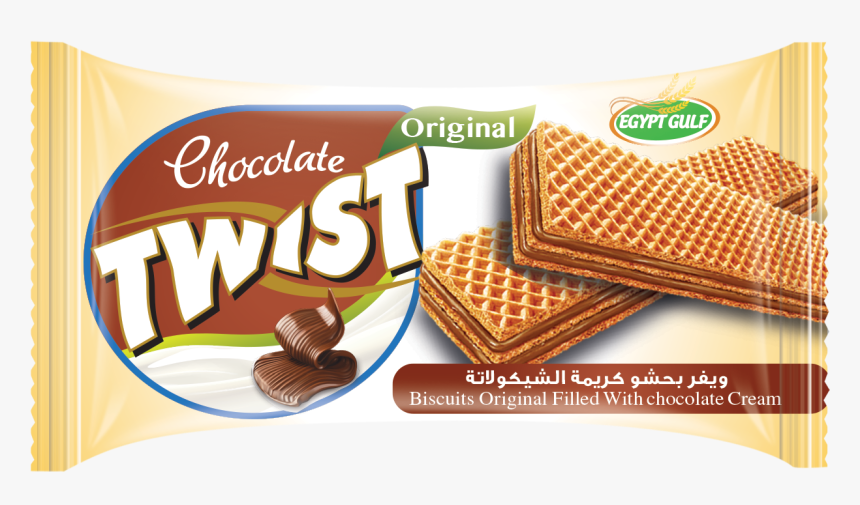 Twist Wafer Biscuit Chocolate , Png Download - Chocolate, Transparent Png, Free Download