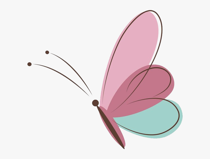 Vector Butterfly Png High-quality Image - Pink Butterfly Png Hd, Transparent Png, Free Download