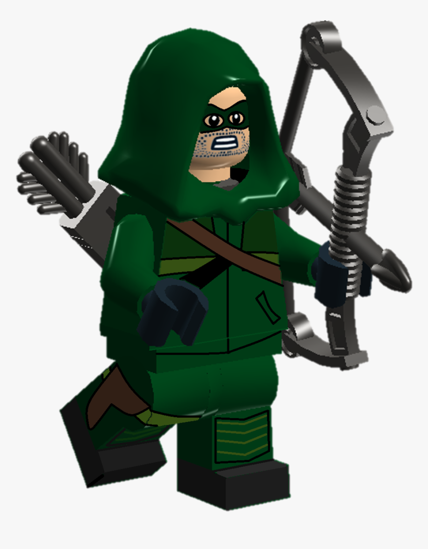 Transparent Lego Green - Green Arrow Lego Custom, HD Png Download, Free Download