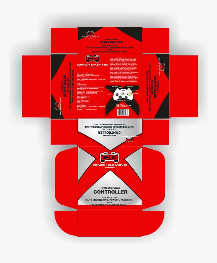 Packaging Design By Nikomen For Cinch Gaming - Graphic Design, HD Png Download, Free Download