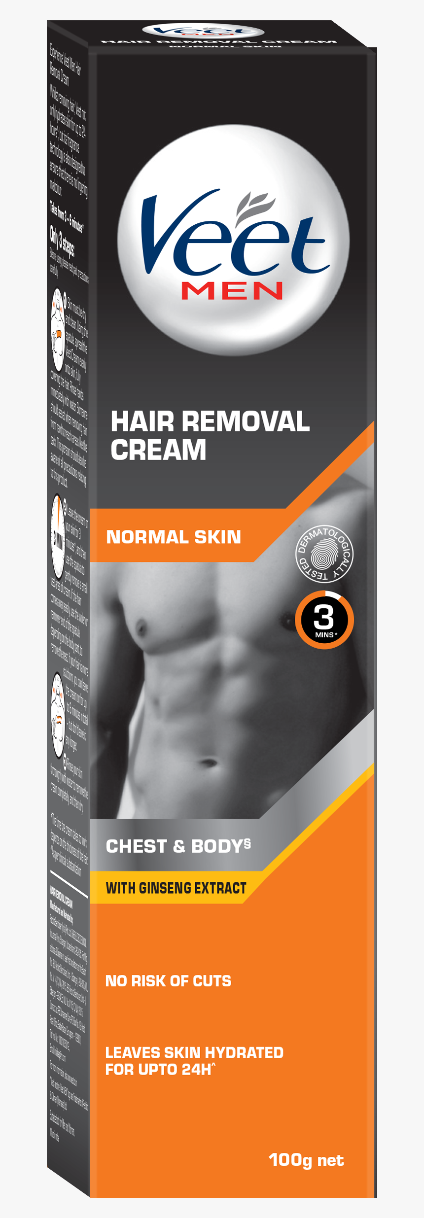 Veet Men Hair Removal Cream, HD Png Download, Free Download