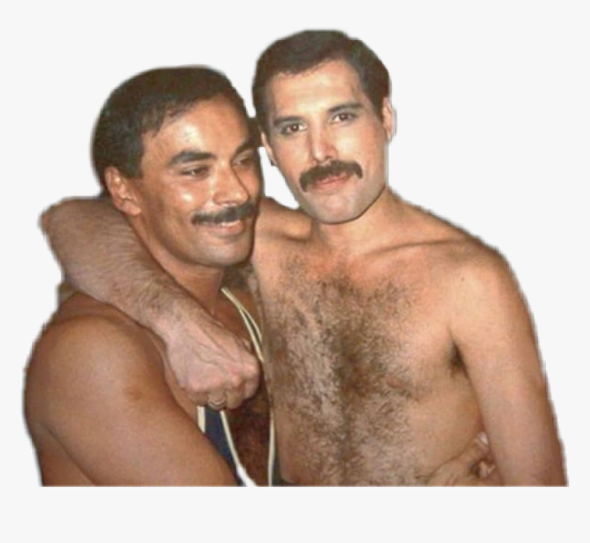 #freddiemercury #gayicon #men #hotties #boyfreind #hugging - Barechested, HD Png Download, Free Download