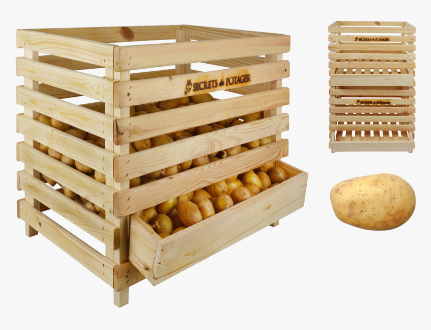 Wooden Potato Crate - Esschertdesign Potato Crate Wood, HD Png Download, Free Download