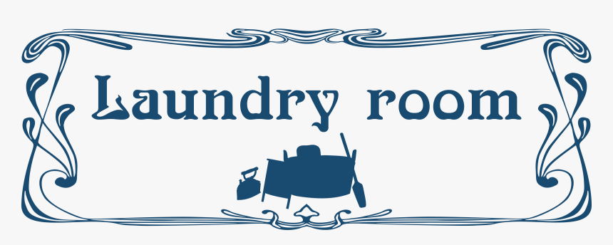Laundry Room Door Sign Clip Arts - Laundry Room Sign Clip Art, HD Png Download, Free Download
