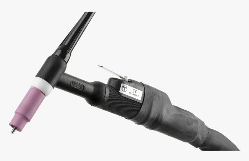 Discover The Tig Welding Torch With Push Lever Of Trafimet - Tig Welding Machine Handle, HD Png Download, Free Download