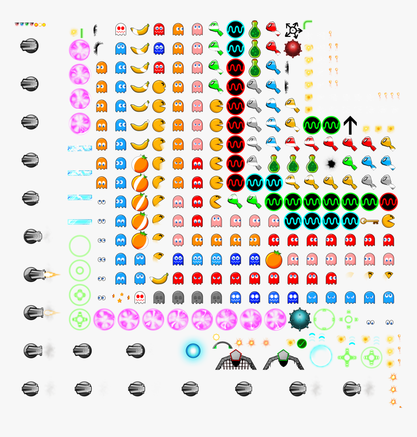 Pacman Sprite Png - Transparent Background Pacman Sprite Png, Png Download, Free Download