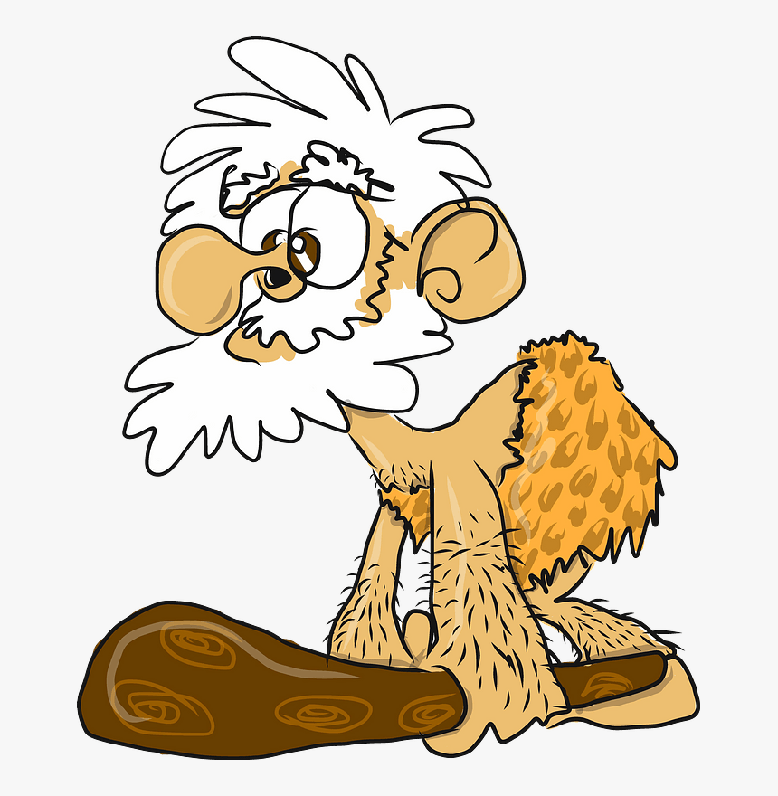 Old Caveman Clipart - การ์ตูน คน ยุค หิน, HD Png Download, Free Download