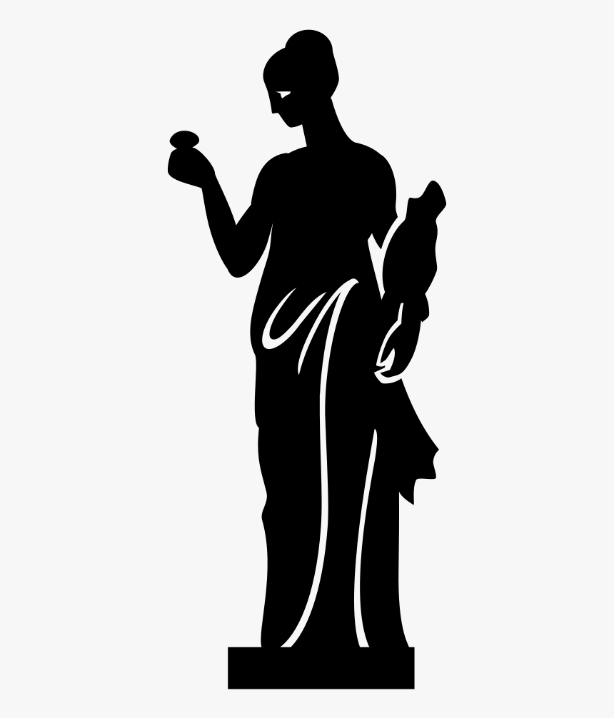 Statue Silhouette Png - Sculpture Silhouette Png, Transparent Png, Free Download