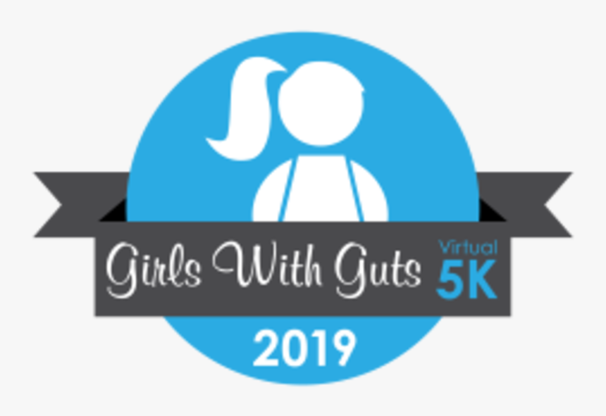 2019 Girls With Guts Virtual 5k - Circle, HD Png Download, Free Download