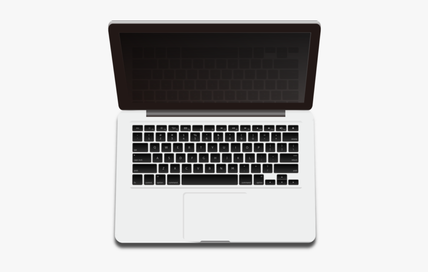 Open Laptop Macbook Png Transparent Image - Spanish Keyboard Macbook Air Layout, Png Download, Free Download