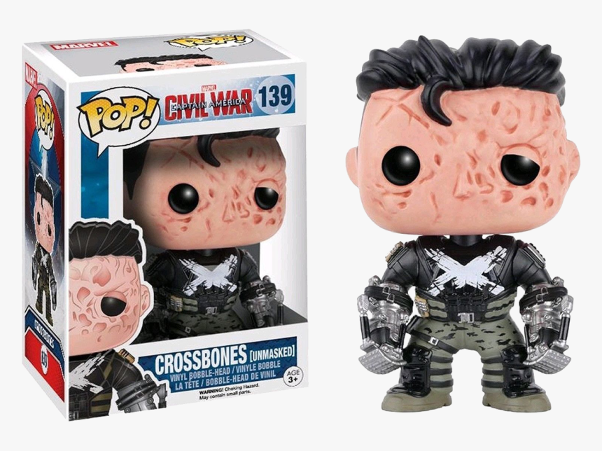 Crossbones Unmasked Captain America Civil War - Funko Pop Civil War, HD Png Download, Free Download