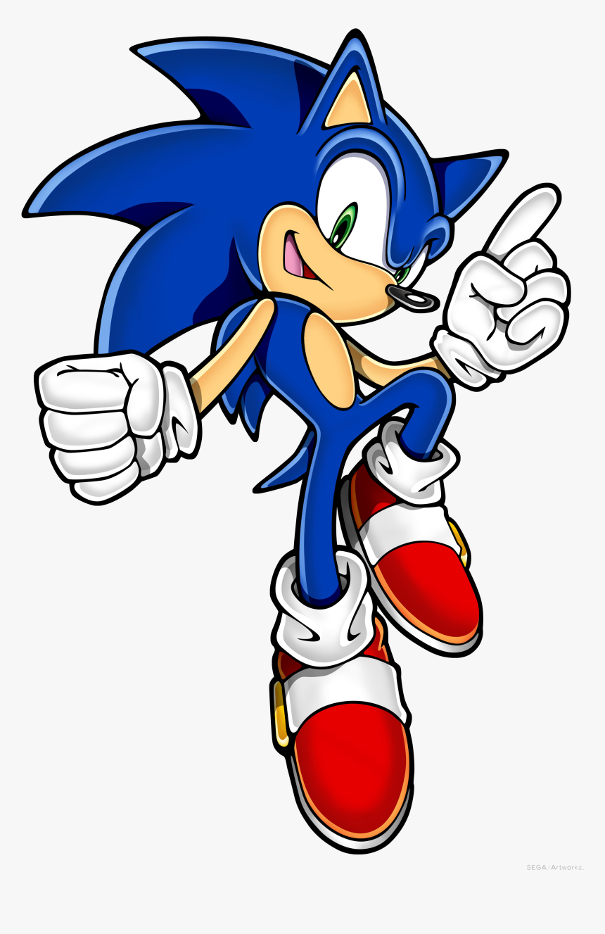 Sonic Pose - Sonic Rush Adventure Sonic, HD Png Download, Free Download