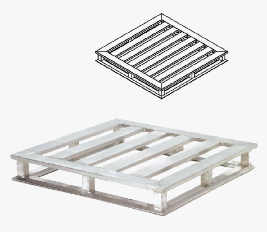 48 X 48 Seal-welded Aluminum Pharmaceutical - Heavy Duty Aluminum Pallet, HD Png Download, Free Download