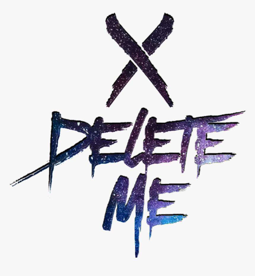 #deleteme #grunge #logo #delete - Calligraphy, HD Png Download, Free Download