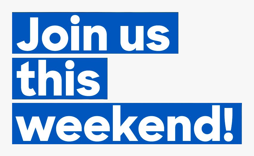 Join Us This Weekend Hillary - Graphic Design, HD Png Download, Free Download