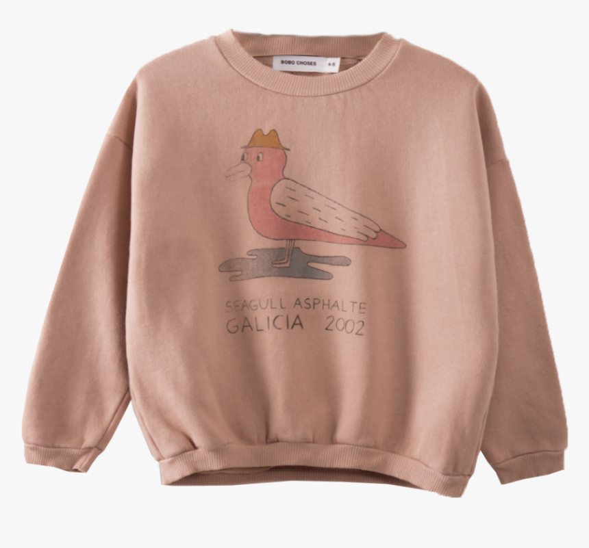 Bobo Choses Sweatshirt Seagull, Png Download - Bobo Choses Sweatshirt Pige, Transparent Png, Free Download