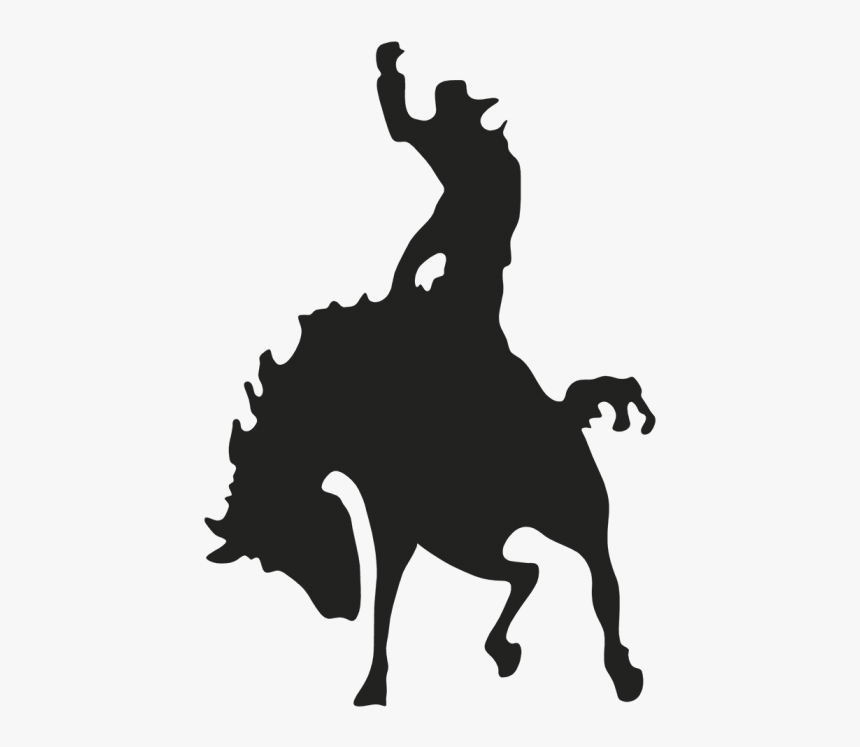 Mustang Stallion Pony Equestrian Cattle - Silhouette, HD Png Download, Free Download