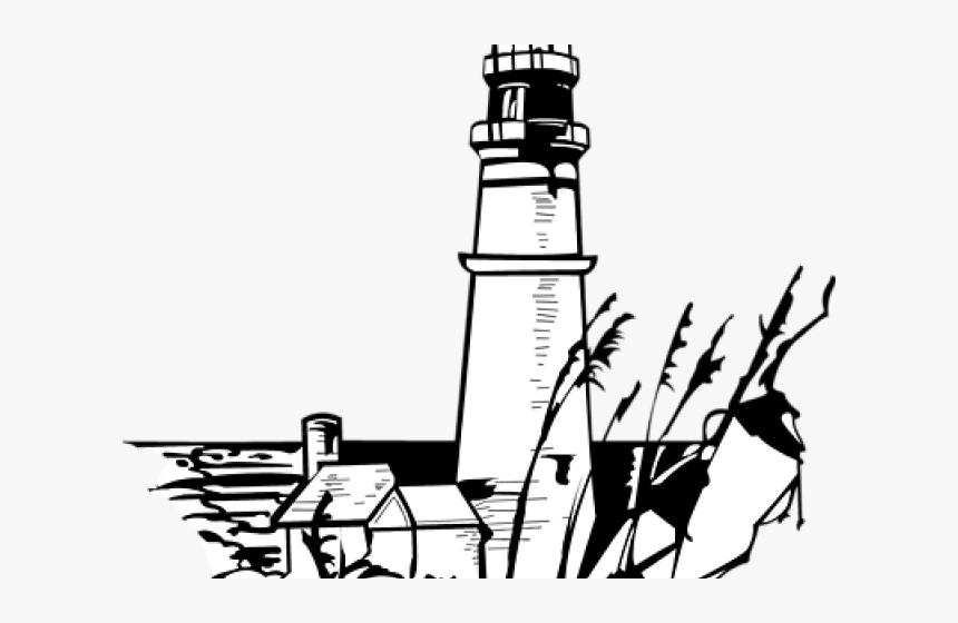 Free Drawn Lighthouse, Download Free Clip Art - Lighthouses Clipart, HD Png Download, Free Download