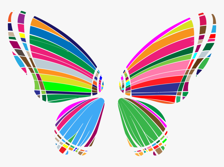 Butterfly Insect Silhouette Line Art Rgb Color Model - Butterfly Wings Silhouette Png, Transparent Png, Free Download