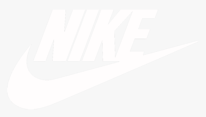 Black Background White Nike Logo, HD Png Download, Free Download