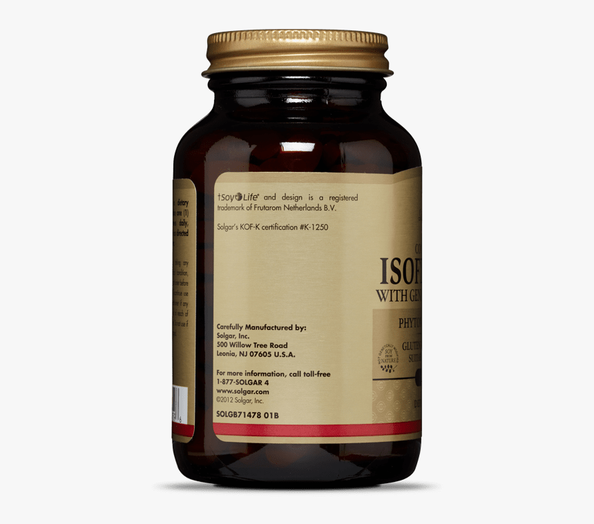 Non-gmo Super Concentrated Isoflavones Tablets - Vitamina B12 Solgar, HD Png Download, Free Download