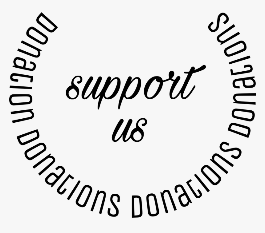 Donations Support Us, HD Png Download, Free Download