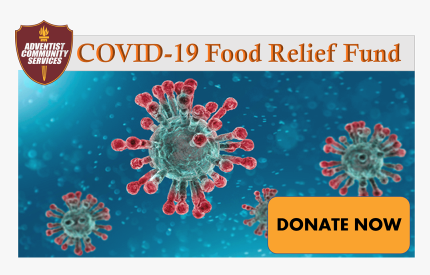 Covid Donation Banner - Adventist Community Services, HD Png Download, Free Download