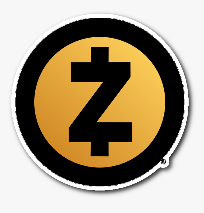 Zcash Gold Logo Sticker - Popular Cryptocurrency, HD Png Download, Free Download