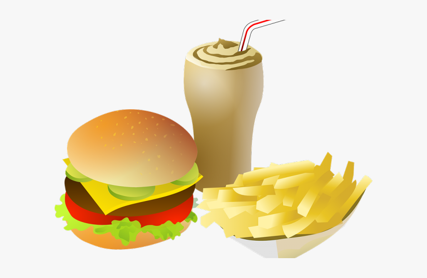 Healthy Food Clipart Burger - Cheeseburger Clipart, HD Png Download, Free Download