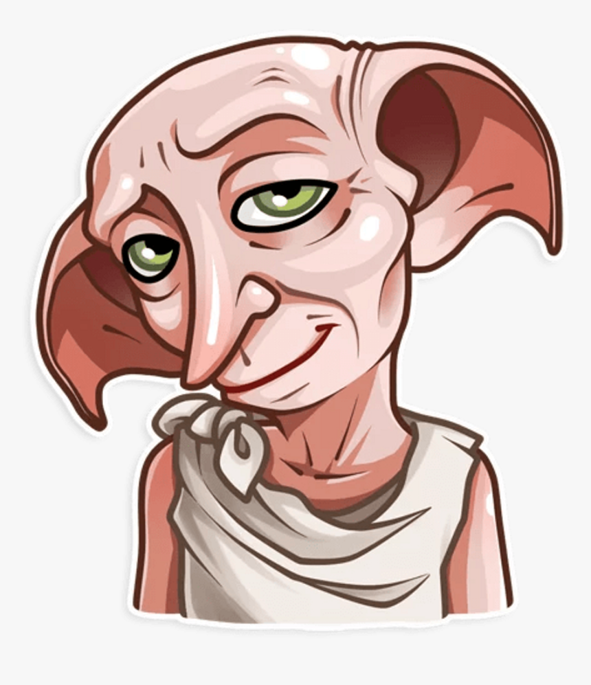 Harrypotter Hp Dobby Sticker Adesivo Harry Potter - Harry Potter Dobby Clipart, HD Png Download, Free Download