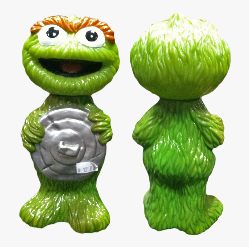 Oscar The Grouch For Toy Fair - Figurine, HD Png Download, Free Download