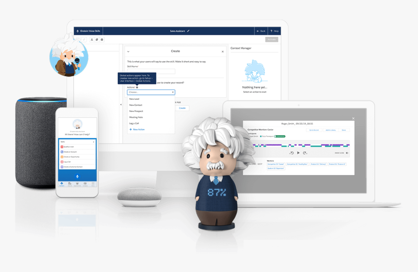 Einstein Voice Salesforce, HD Png Download, Free Download