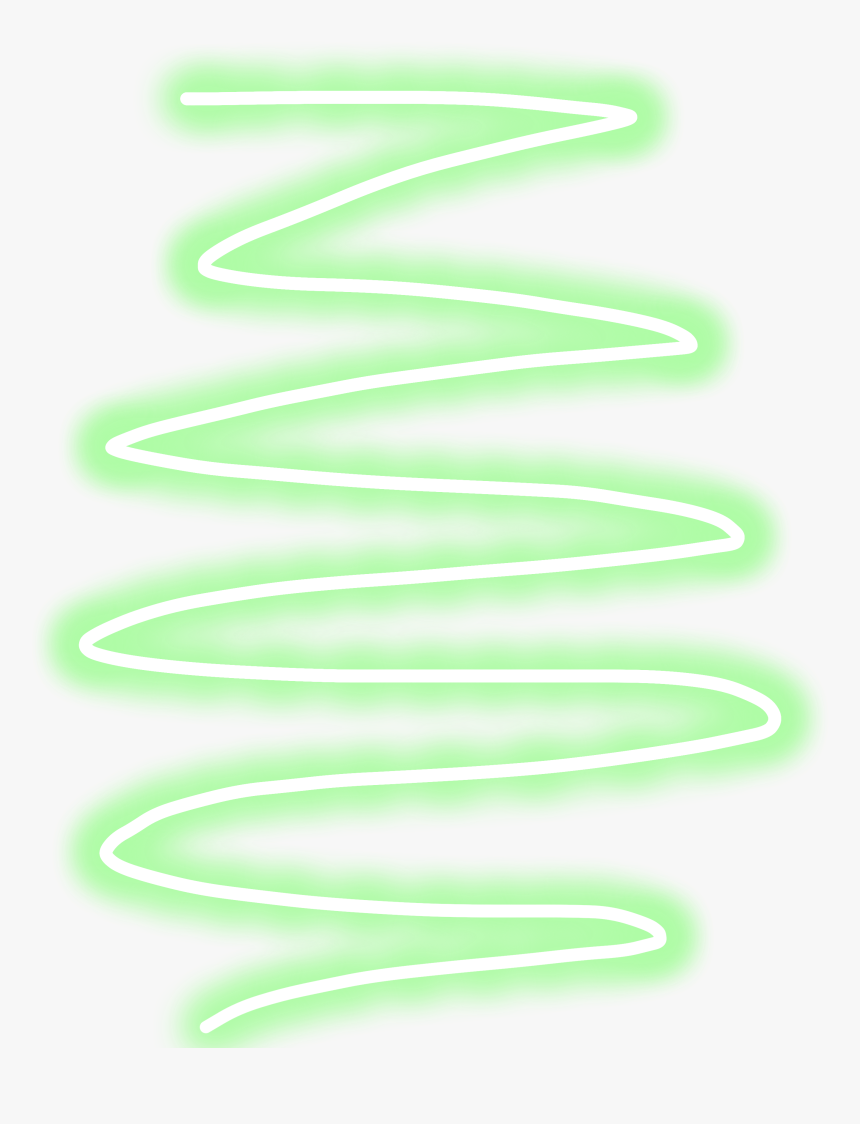 #swirl #green #glow #neongreen #crown #neon #freetoedit - Neon, HD Png Download, Free Download