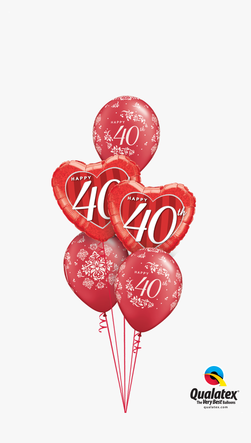 Balloons Party Supplies 40th Anniversary Supershape - Balloon, HD Png Download, Free Download