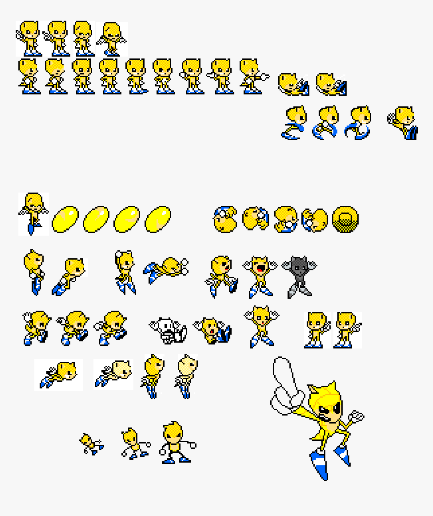 Sonic The Sanshrew Sprite Sheet Wip , Png Download - 16 Bit Sprite Sheet, Transparent Png, Free Download