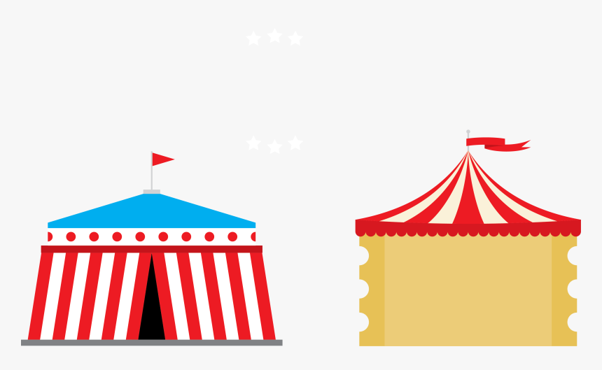 Circus Tent Clip Art - Circus Tent For Text Png, Transparent Png, Free Download