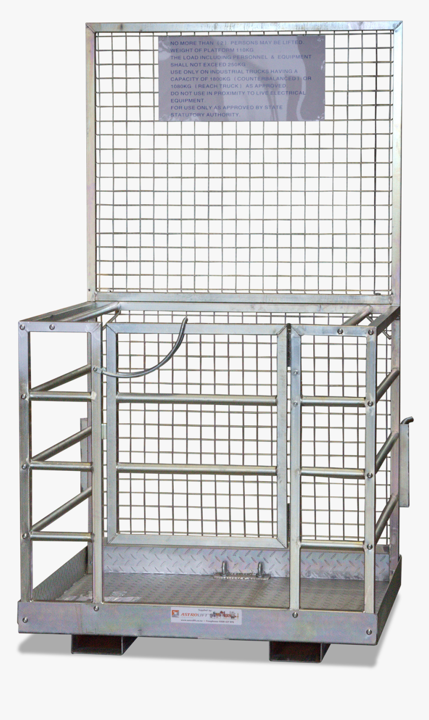 Forklift Man Cage Astrolift - Cage, HD Png Download, Free Download