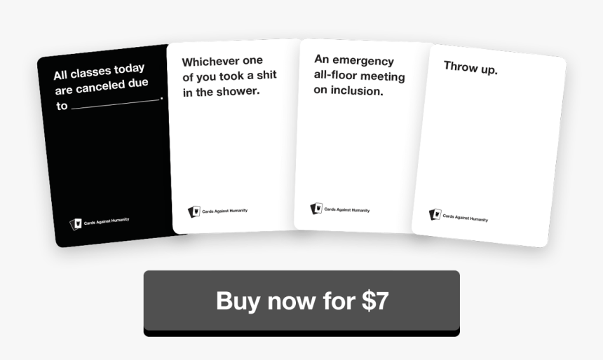 Transparent Cards Against Humanity Png - Cards Against Humanity College Pack, Png Download, Free Download